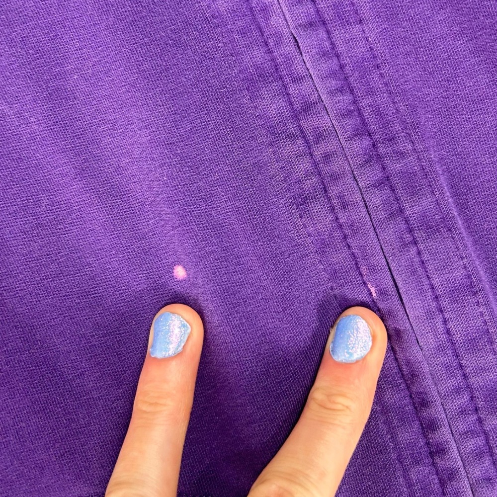 Lululemon Scuba Full Zip Hoodie Cable Knit Purple Size 6 Thumbhole Hiking Jacket - Picture 12 of 13